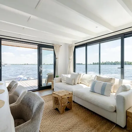 Surla Houseboat Sunrise Kagerplassen With Tender Buitenkaag