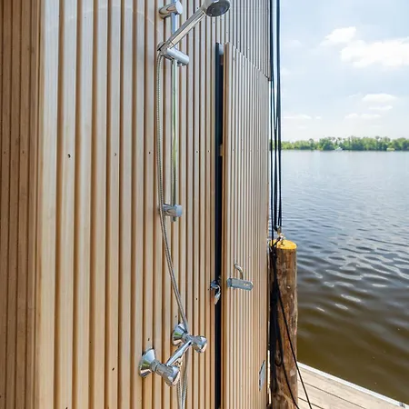 Surla Houseboat Sunrise Kagerplassen With Tender Bådhotel Buitenkaag